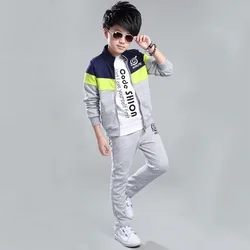 Boys Clothing Sets Spring Autumn Fashion Hoodie Jackets + Pants Sports Children’s Clothes Kids Tracksuit Teen 4 6 8 10 12 Years