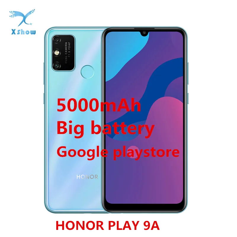 Смартфон Honor Play 9A смартфон с 6 3 дюймовым дисплеем восьмиядерным процессором MT6765