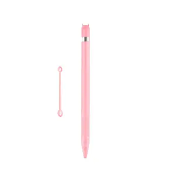 

Silicone Anti-lost Protective Case Shell Skin Nib Cover / Cable Adapter Tether for Apple Pencil 1st