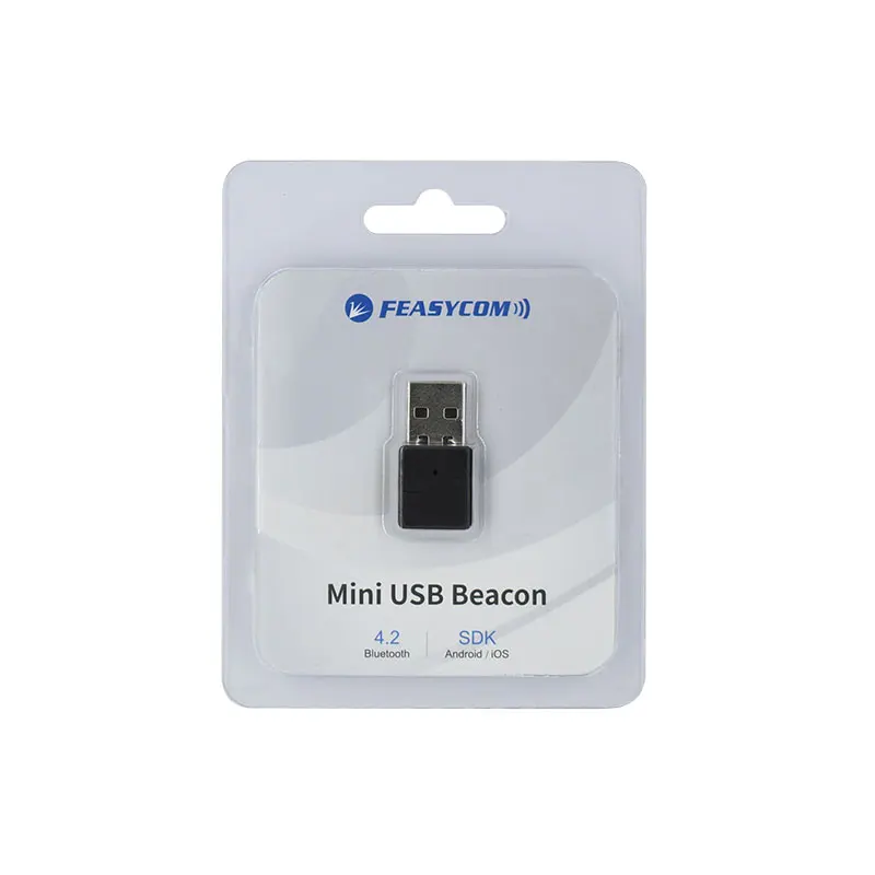 Мини USB маячок FEASYCOM с поддержкой iBeacon Eddystone (URL UID) для устройств Android и iOS до 300 м| |