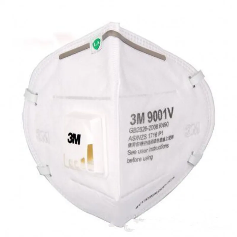 

10pcs 3M Mask COVID 19 Mascherine anti Fog Dust Disposable Mask 3M Respiratory Valve Protective Labor Protection Dust Mask 9001V