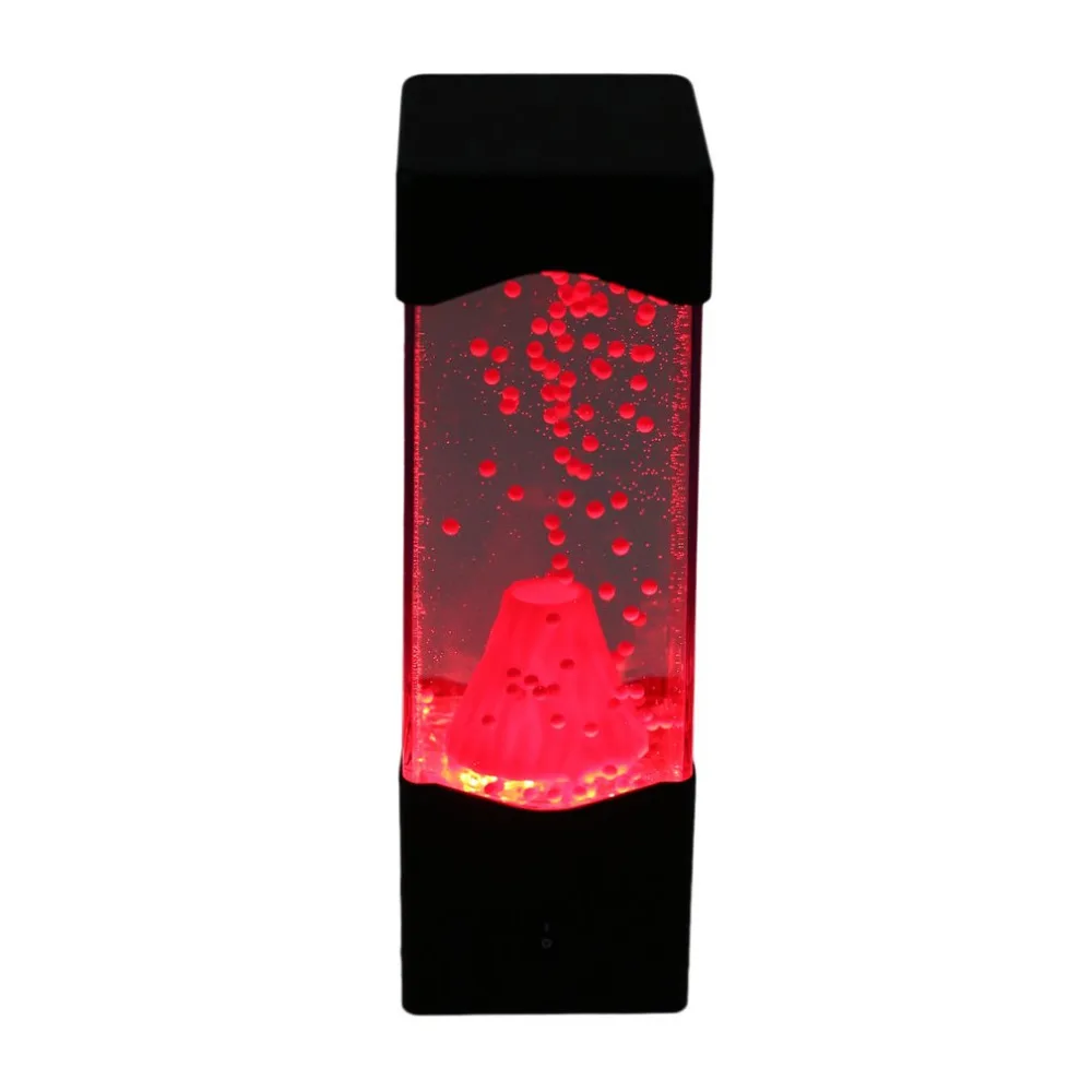 Извержение вулкана шарик воды аквариум светодиодный ночной Светильник s лампа расслабляет прикроватное настроение светильник для украшения дома волшебная лампа DIY подарок