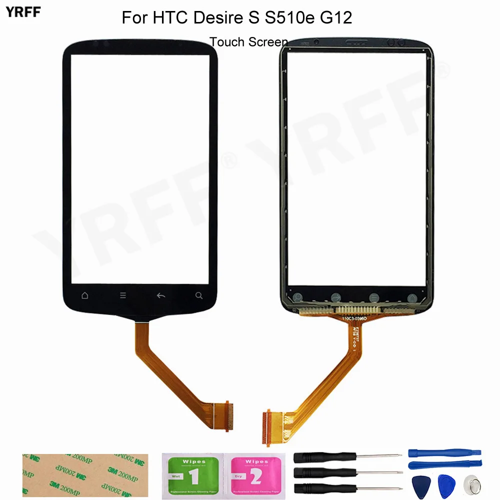 

3.7" Touch Panel For HTC Desire S S510e G12 Touch Screen Digitizer Front Glass Panel Sensor Assembly Parts