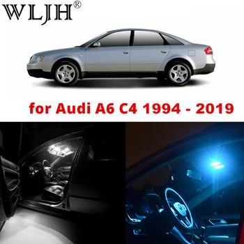 

WLJH 100% Canbus No Error Car Interior Dome Map Courtesy Door Trunk Bulb 12V Led Light Kit For Audi A6 C4 C5 C6 C7 1994 - 2019