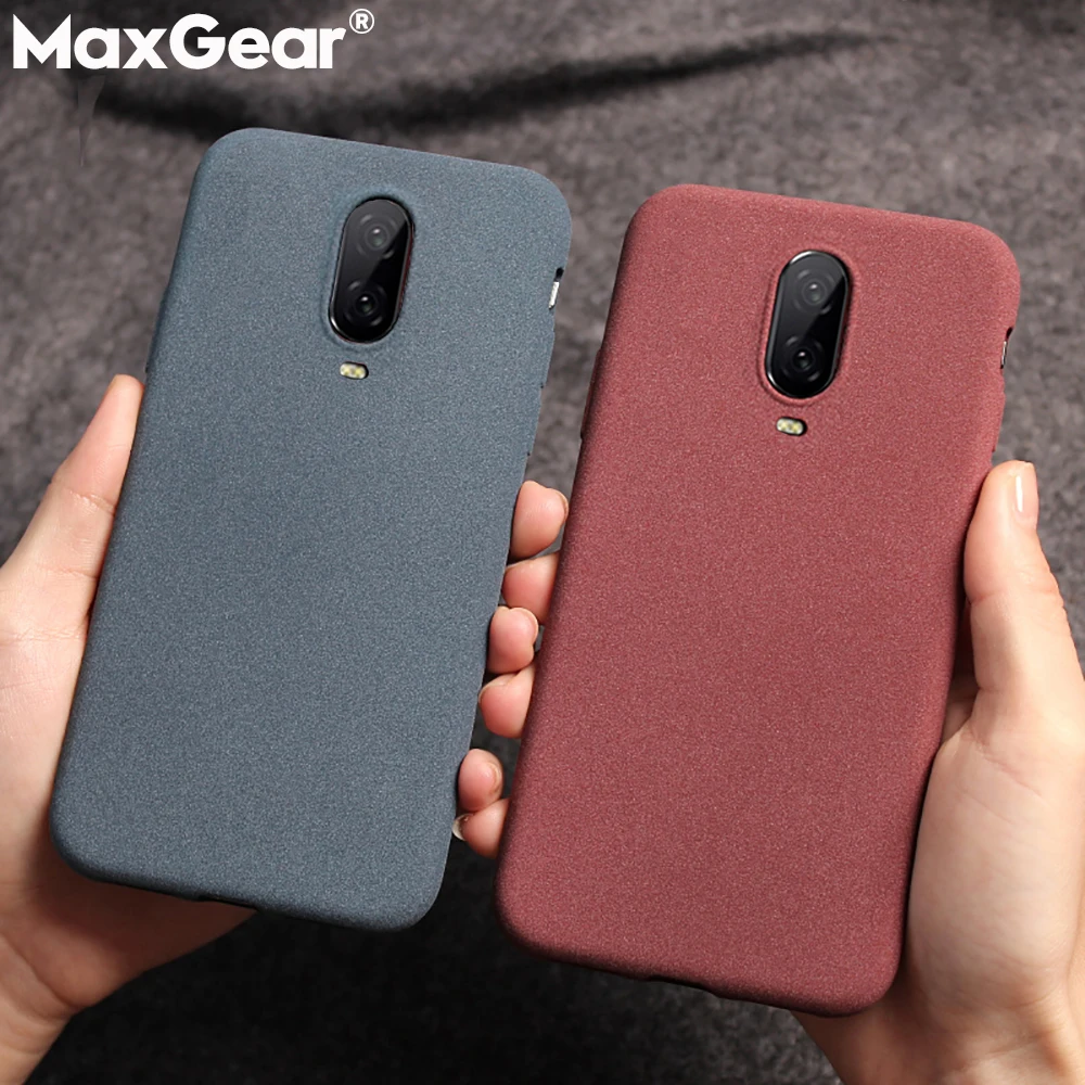 Ультратонкий чехол с песчаником для Oneplus 7 T Pro роскошные винтажные Матовые чехлы 6T