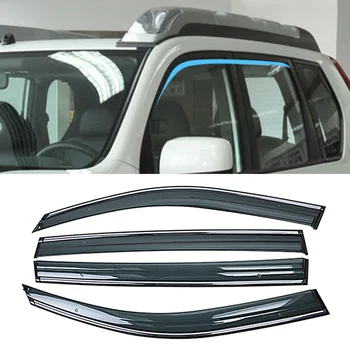 

For NISSAN X-TRAIL T31 2007-2014 Car Window Sun Rain Shade Visors Shield Shelter Protector Cover Trim Frame Sticker Accessories