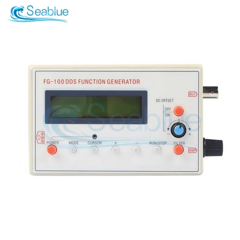 Dds signal generator display lcd 1hz-500khz triângulo