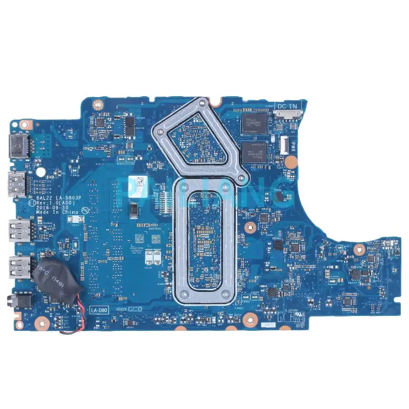 para Dell Inspiron 5565 Am970p Computador Portátil Placa-mãe 0g89k3 La-d803p 2160889018 Ddr4 Notebook Mainboard Placa-mãe para notebook - Imagem 6