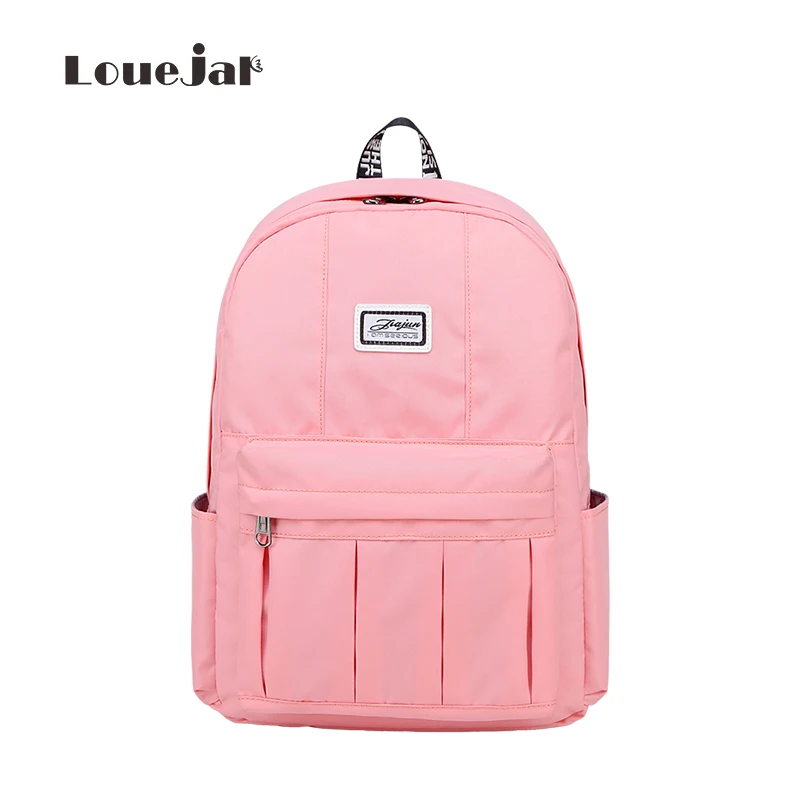 Louejal Laptop Backpack 16-inch Macbook 15 Notebook Bag Women Large Capacity Travel Mochila Girls Teenage School Bag