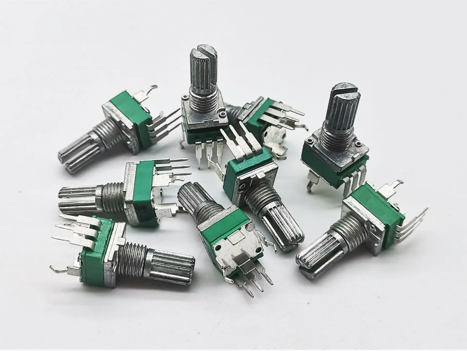 precision adjustable potentiometer RK097 097N Vertical clubfoot Single B10K B100K A10K A100K-250 pcs | Обустройство дома