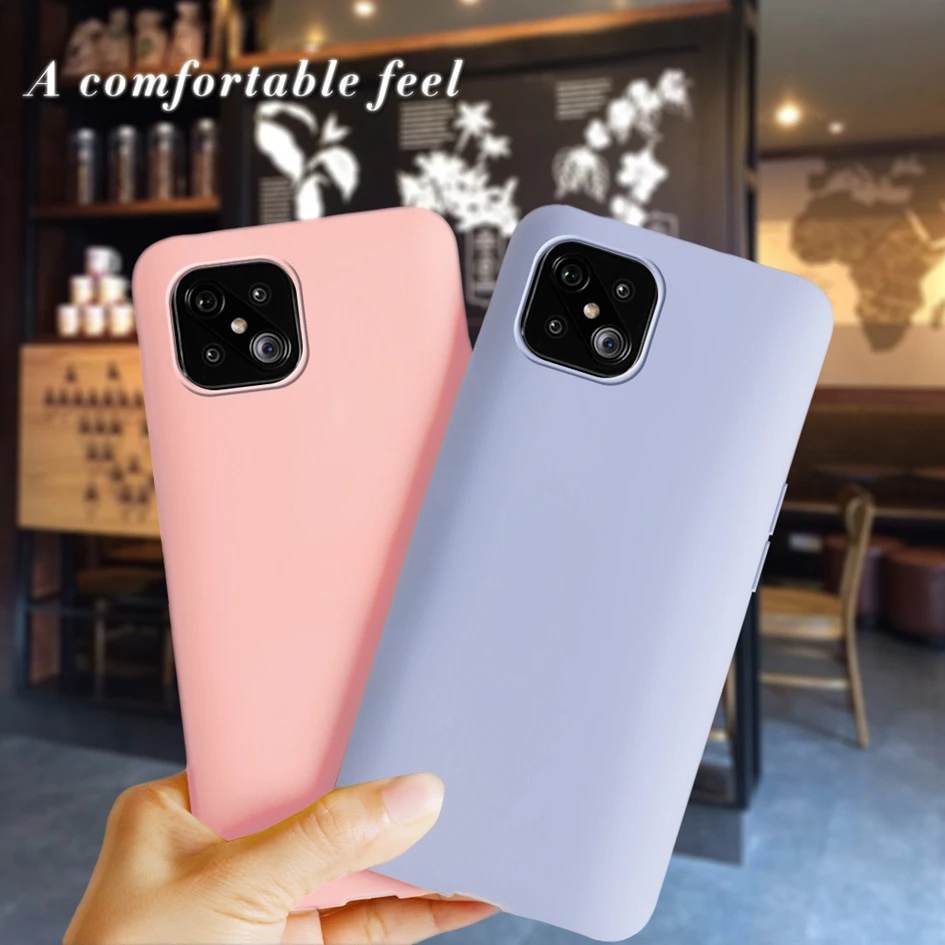 mobile phone pouch for ladies For Cover OPPO Reno 4Z 5G Case Reno4Z Funda Candy Color Silicon Soft Phone Cover For OPPO Reno 4 Z 5G Cases Reno4 Z 5G A92s Capa flip cases