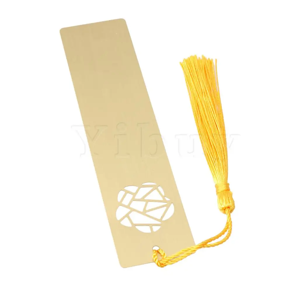  Yibuy Gold Copper Bookmark Musical Teaching Parts Sheet Music Tassel - 4000245620388