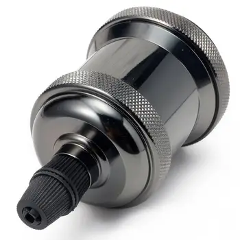 

Retro Hanging Lamp Holder Accessories Plastic Inner Core with Aluminum Buckle Black Lamp Wire Holder E27/e26 T0H3