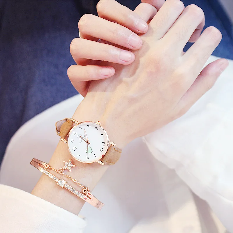 Женские часы с бриллиантами, Звездные роскошные часы с браслетом, женские повседневные кварцевые наручные часы с кожаным ремешком, женские часы Zegarek Damski - Цвет: without bracelet