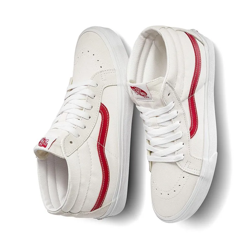 Аутентичные VANS SK8-MID, мужская и женская обувь для скейтбординга, модная парусиновая обувь для пар, уличный стиль, высокое качество, vn0a391foxs