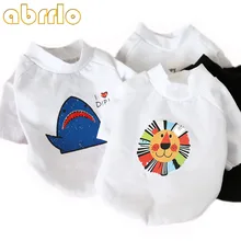 Летняя одежда для собак, пальто, куртки, одежда для собак с принтом, комбинезоны для собак, костюм для кошек, весенняя одежда для домашних животных