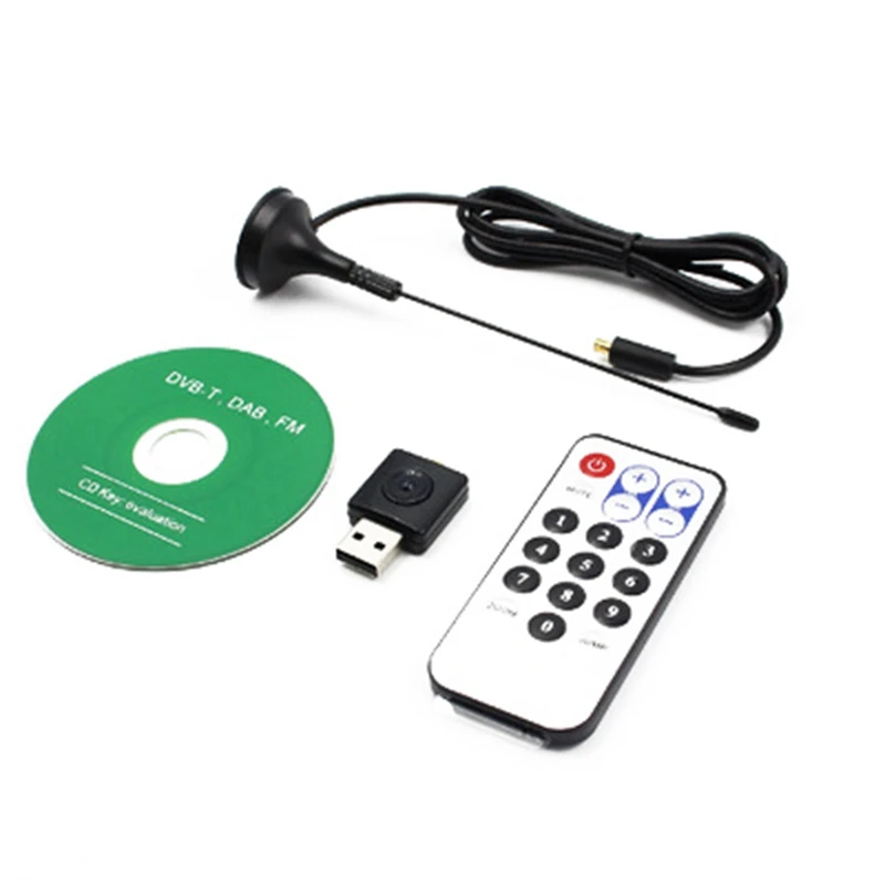 NEW-USB цифровой DVB-T SDR и FM и R820T и DVB-T HDTV тюнер приемник RTL2832U3