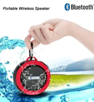 Bezprzewodowy głośnik Bluetooth przenośny do samochodu Subwoofer Audio głośnik wodoodporny Mini przenośny przyssawka głośnik wsparcie karty TF tanie i dobre opinie int box pro Baterii NONE Z tworzywa sztucznego Pełny zakres 3 (2 1) CN (pochodzenie) 25 W Funkcja telefonu Support