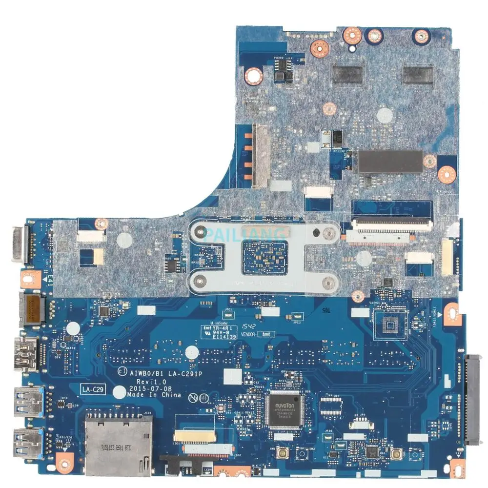Very best  PAILIANG Laptop motherboard For LENOVO Ideapad B51-30 Mainboard Pentium N3700 LA-C291P 8S5B20J78484