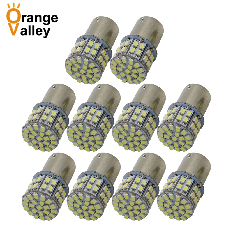 10PCS 1156 BA15S 1157 SMD 50 Led 1206 Car Light BAY15D P21W Auto Bulb Lamps Styling DC12V | Автомобили и мотоциклы
