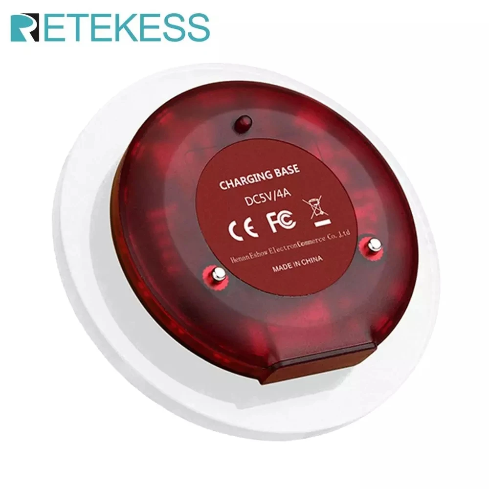 Система беспроводной зарядки для ресторана Retekess T119 система вызова кофейни