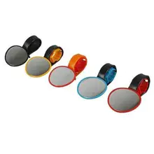 Универсальное велосипедное зеркало заднего вида, регулируемое на 360 ° вращение, зеркало заднего вида, круглое Велосипедное Зеркало, зажим для горного велосипеда