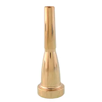 

Music Trumpet Mouthpiece Gold 3C Size Golden Practice For School Student Alloy