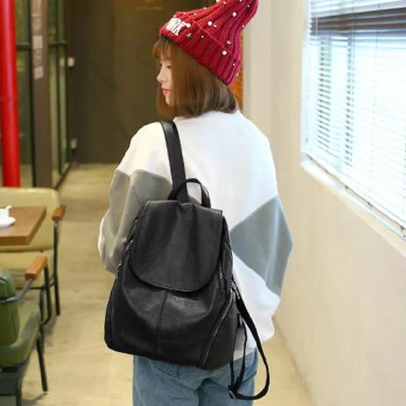 Противоугонный рюкзак женский новый корейский стиль личности диких моды дамы #0001