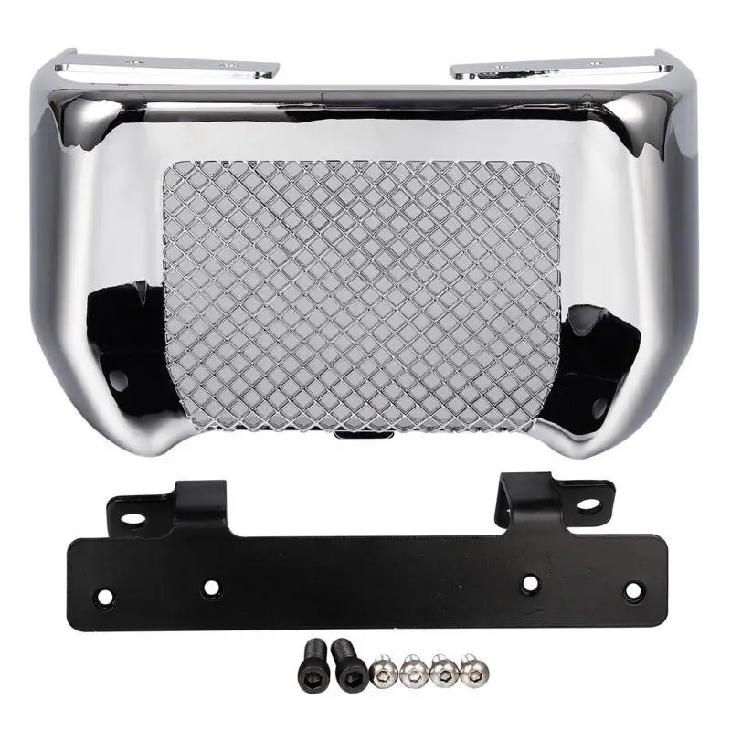HiMISS Motorcycle Engine Cover Oil Cooler Cover for Harley Street Glide FLHX,Special FLHXS