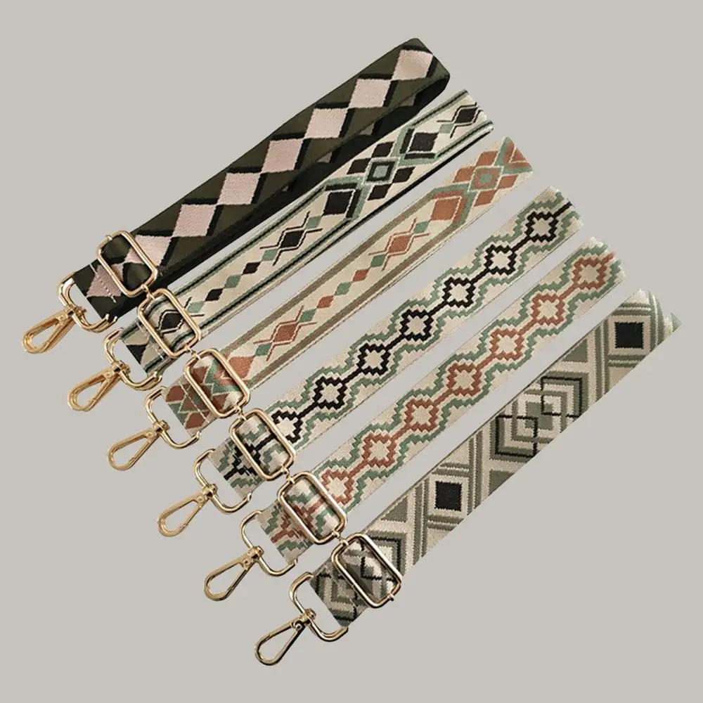Fashion Adjustable Wide Replacement Shoulder Bag Strap Cotton Colored Handbag Belt | Багаж и сумки