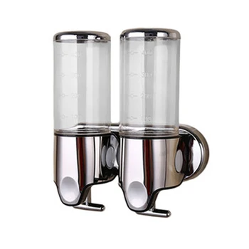 

500ml Soap Dispenser Wall-mounted Shower Gel Dispenser Bathroom Large Capacity Shampoo Liquid Storege Container for Home