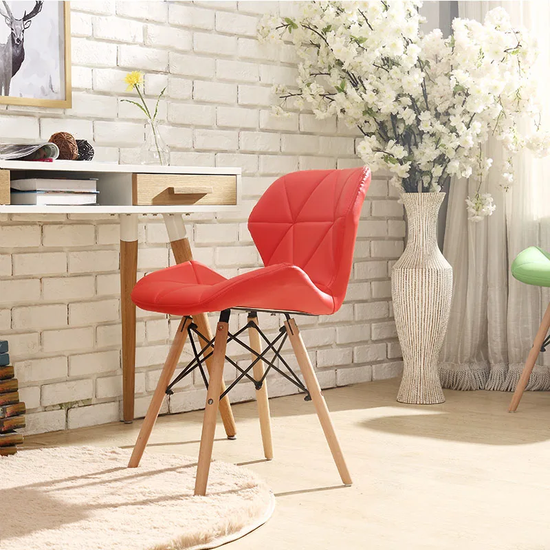 

Imus Chair Modern Simple Desk Chair Home Dining Room Backrest Chair Computer Chair Stool Solid Wood Nordic Dining Chair