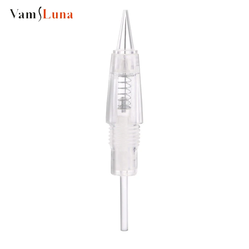 50Pcs Disposable Tattoo Eyebrow EyeLine Needles 1R 3R 5R 5F 7F D Sterilized Microblading Permanent Makeup Cartridge Needles