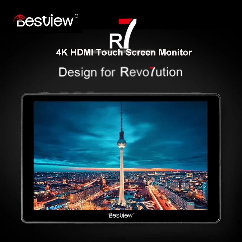 

Bestview R7 7" IPS 1000nits Camera Field Monitor With Touch 4K HDMI Input Output 1920X1200 Pantalla LCD for DSLR Stabilizer