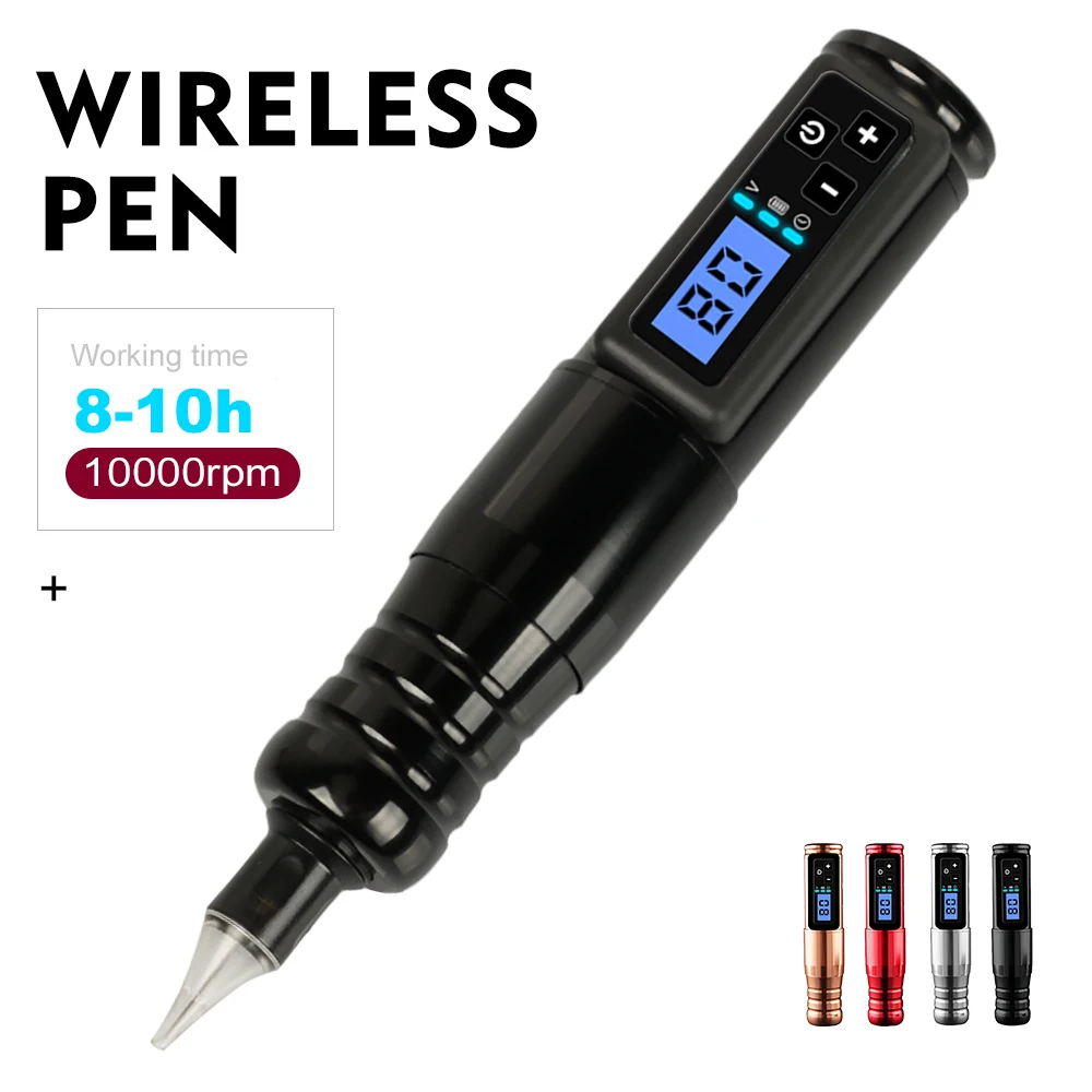 Wireless Tattoo Machine Coreless Motor Tattoo power 1500 MAh Cartridge Needle Rechargeable Tattoo accessories Supplies