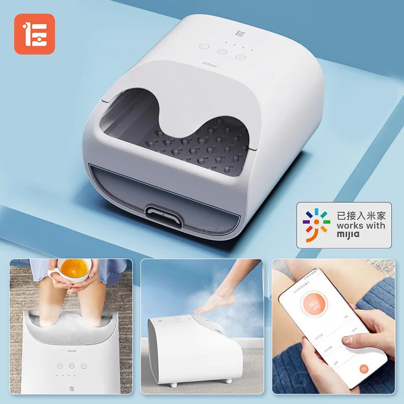 US $109.23 Smart Steam Foot Bath Z9 Atomization Nano Foot Sweat Steam 6 Speed Temperature Adjustment Mi Homes App Control