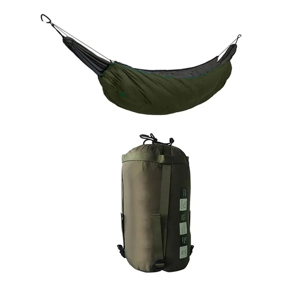 Lichtgewicht Volledige Lengte Hangmat Underquilt Onder Deken Ultralight Кемпинг Isolatie Slaapzak 40 F tot 68 F(5 C om 20 C