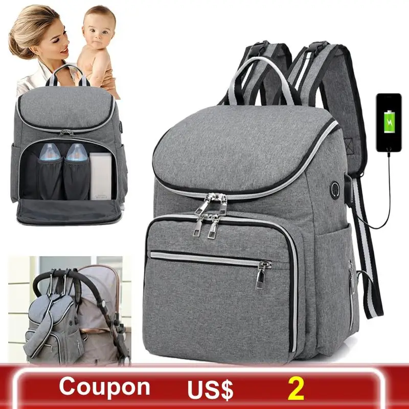 Модная сумка для подгузников беременных женщин брендовая Большая вместительная