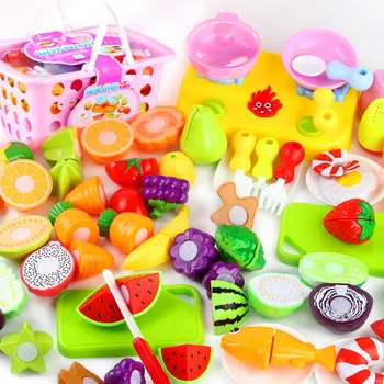 

[TAO] Children's Play Kitchen Vegetable Cart Fruit Toy Set Boys and Girls Slicer
