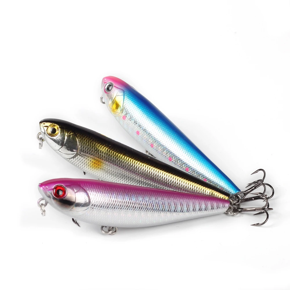 Dog-x Jr Walker Pencil Top Water Lure 85mm 9.5g Z-Path Action Hard Plastic Wobbler Bait For Bass ũ ۾