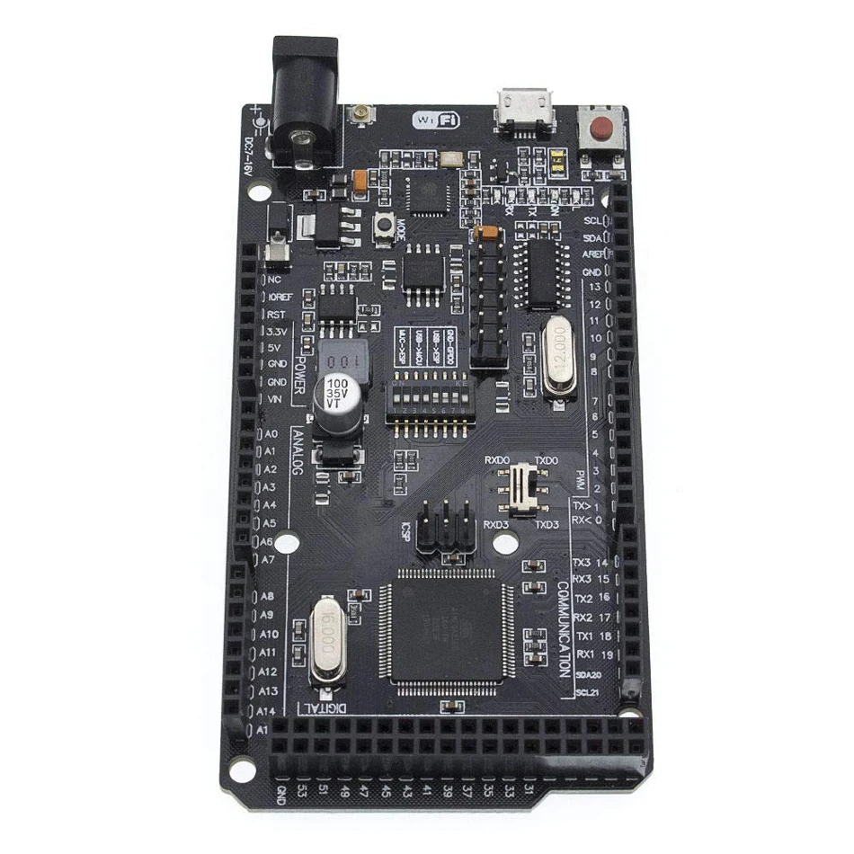 Mega2560 + wifi r3 atmega2560 + esp8266 32mb memória USB TTL ch340g ...