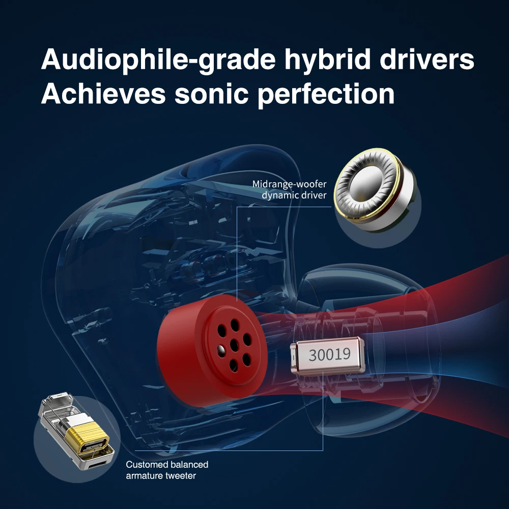 TRN BT1 TWS Bluetooth 5.0 Wireless Headphones Hifi Hybrid Drive In Ear Earphone Gamer Sport Waterproof Headset TRN T300 T200 bluetooth headphones