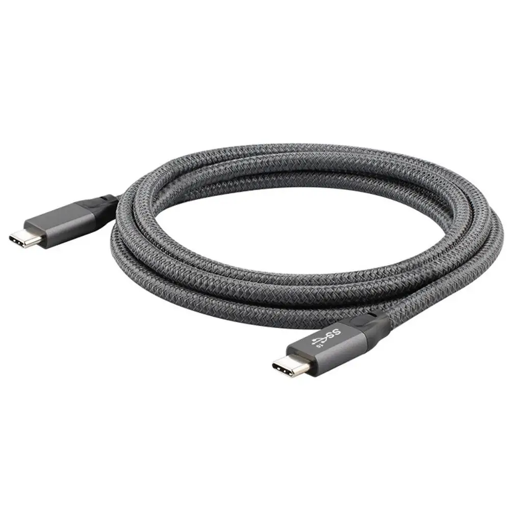 

10Gbps USB-C USB 3.1 Type C Gen2 Male to Male Data Video 100W Cable with E-marker for Tablet & Phone & Laptop 50CM 100CM 150CM