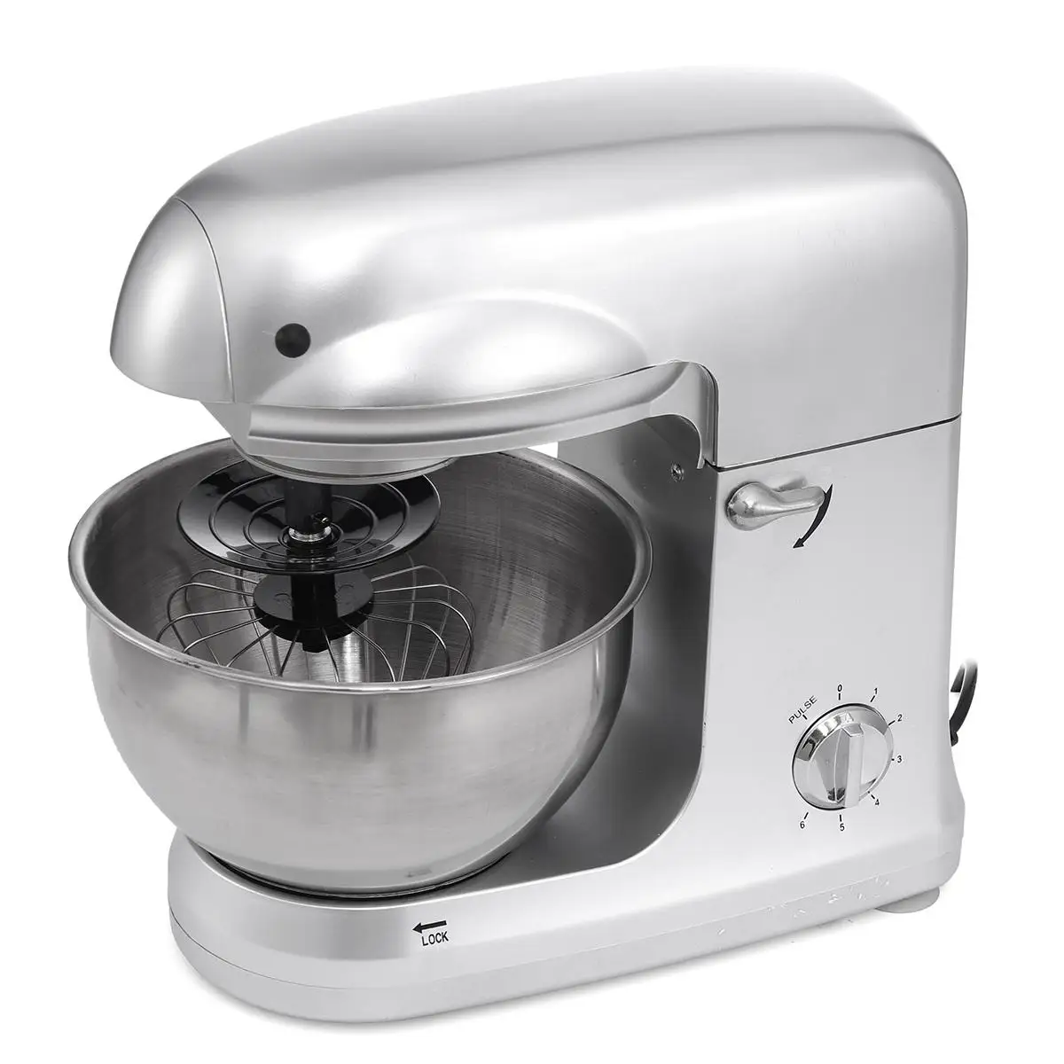 5L Stand Mixer Stainless Steel Bowl 6-speed Kitchen Food Blender Cream Egg Whisk Cake Dough Kneader Bread Mixer Maker 110V