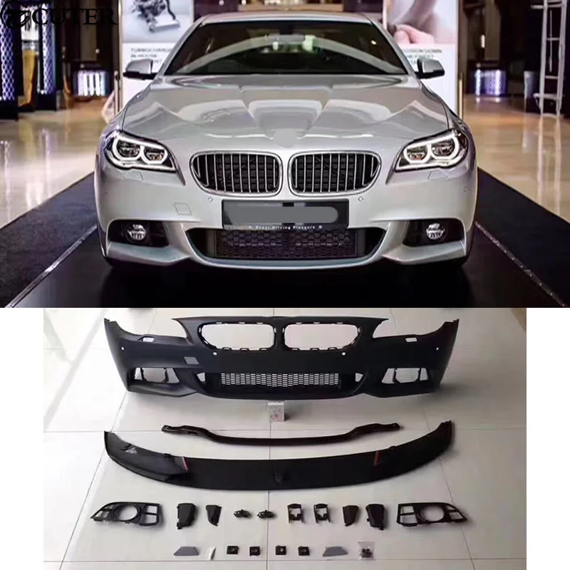 F10 F18 Kit Carrozzeria M-Tech Serie 5 Pp Paraurti Anteriore Non Verniciato Minigonne Laterali Paraurti Posteriore Per Bmw F10 F18 M-Tech 11-15