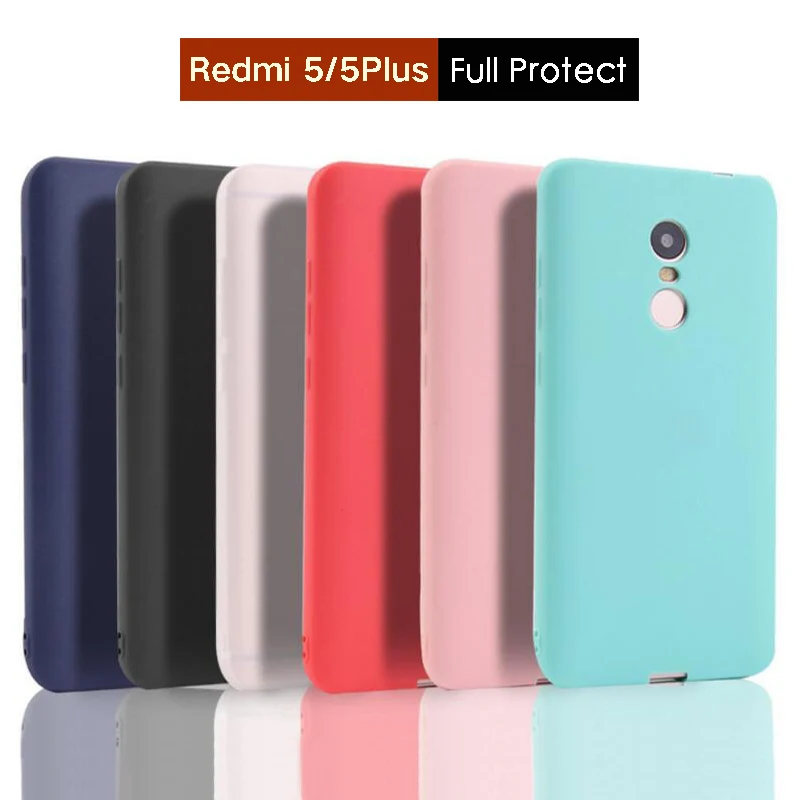 Чехол для Redmi 5 Plus чехол Xiaomi Redmi5 задняя крышка мягкий защитный ультратонкий