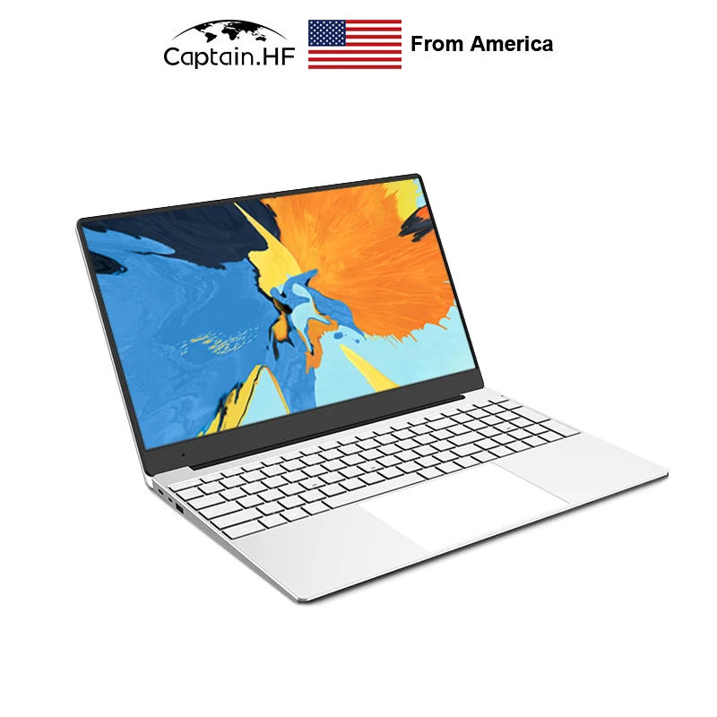 US Captain 15.6 Inch Laptop Gaming Notebook With Windows 10 Computer Intel Quad Core J4105 CPU 8G RAM 256G SSD IPS Full Screen | Компьютеры