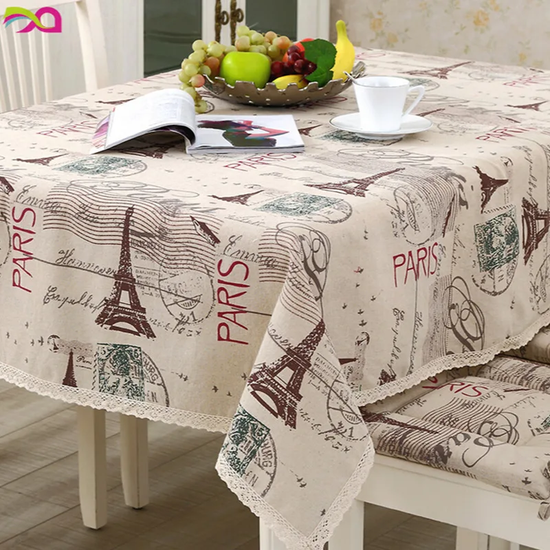 

Fort Hope Paris Tower Print Tablecloth Kitchen Dining Table Decorations Home Rectangular Party Table Covers Christmas Decor