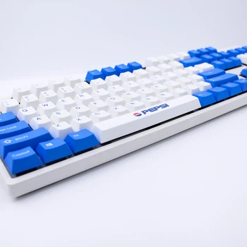 

MP Dye-Sublimated PEPSI keycap 87/108 Keys Thick PBT keycaps MX Switch Cherry/NOPPOO/Flick Mechanical Keyboard Keycap