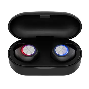 

TW60 TWS Touch Control Bluetooth 5.0 In-Ear Wireless Earphones Real Copper Ring Speaker Sport Earpiece With Charging Box